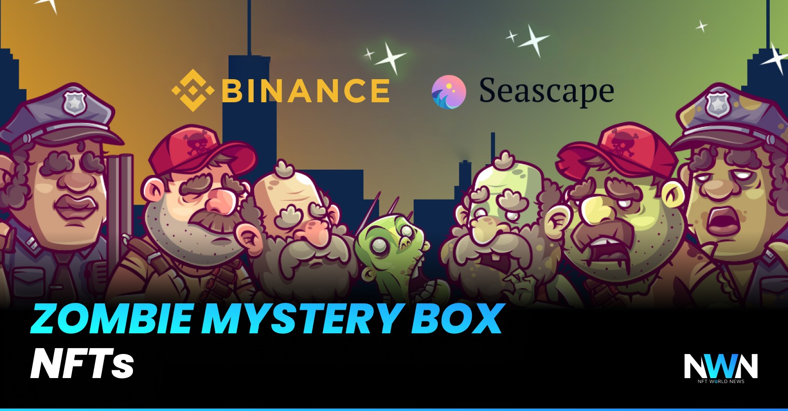 New Zombie Mystery Box NFTs have been released by Seascape and Binance