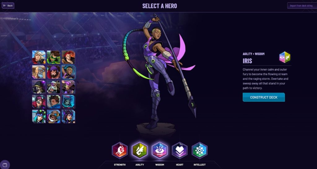 Informations about hero named Iris